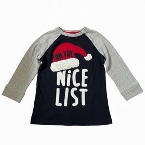 Gymboree “On the Nice List” Long Sleeve Tee size 3T